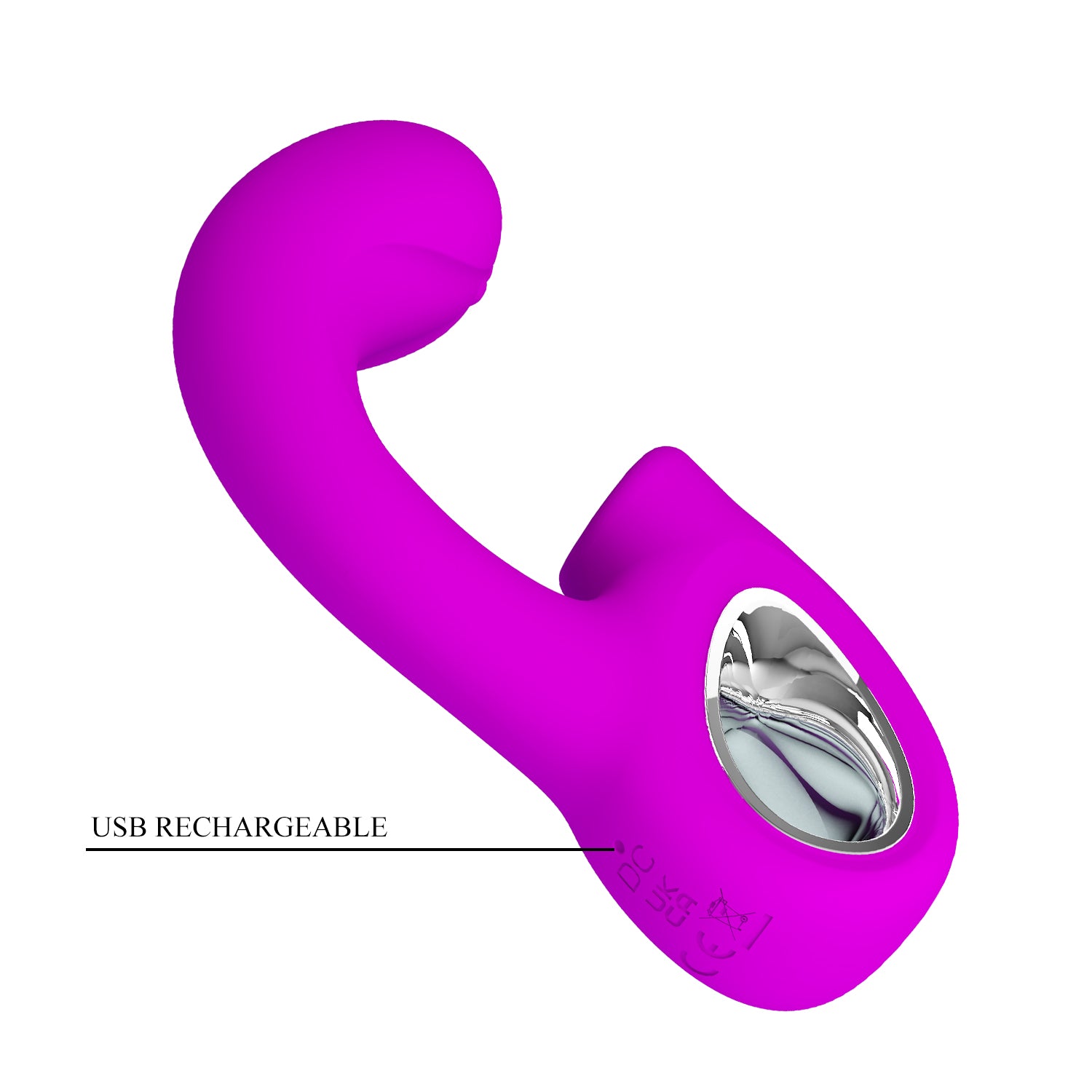 Baile Sibel Rechargeable Tapping G Spot Vibrator - G-Spot Vibrators