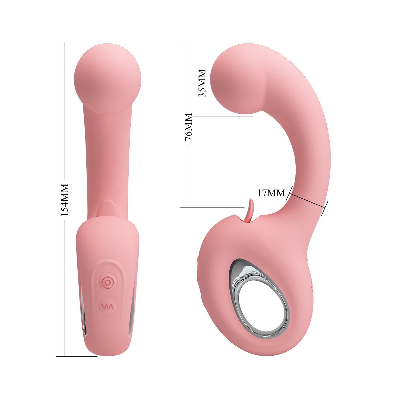 Baile Erynnyes Rechargeable Silicone G Spot Massager - G-Spot Vibrators