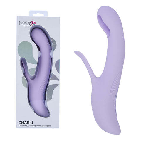 Maia CHARLI Flapping & Tapping Rabbit Vibrator - Rabbit Vibrators