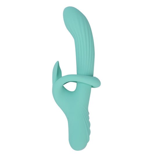 Maia TENLEY Mint USB Rechargeable Gyrating Rabbit Vibrator - Rabbit Vibrators