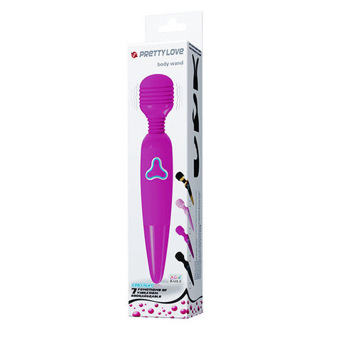 Flirtatious Vibrating Silicone Body Wand Massager by Baile - Body Wands