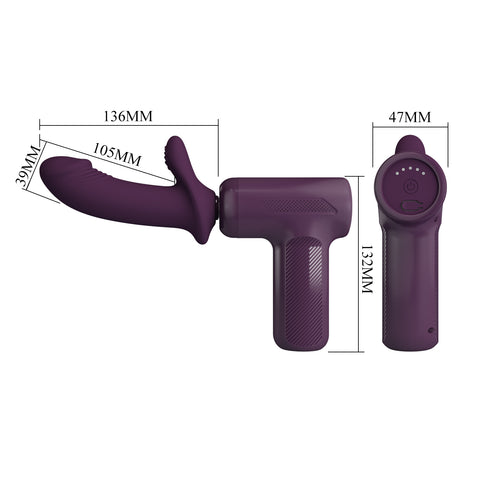 Super Power Thrusting Massage Gun Sex Machine by Baile - Sex Machines