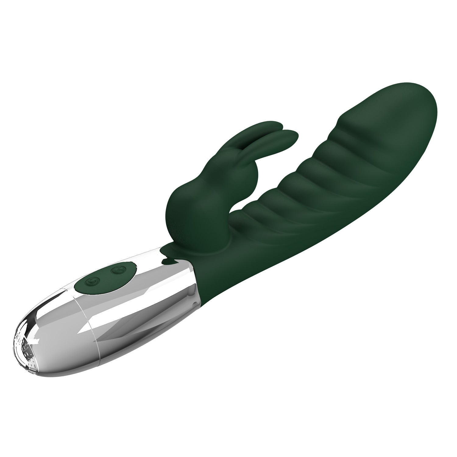 Baile Naughty Bunny Rechargeable Silicone Rabbit Vibrator - Rabbit Vibrators