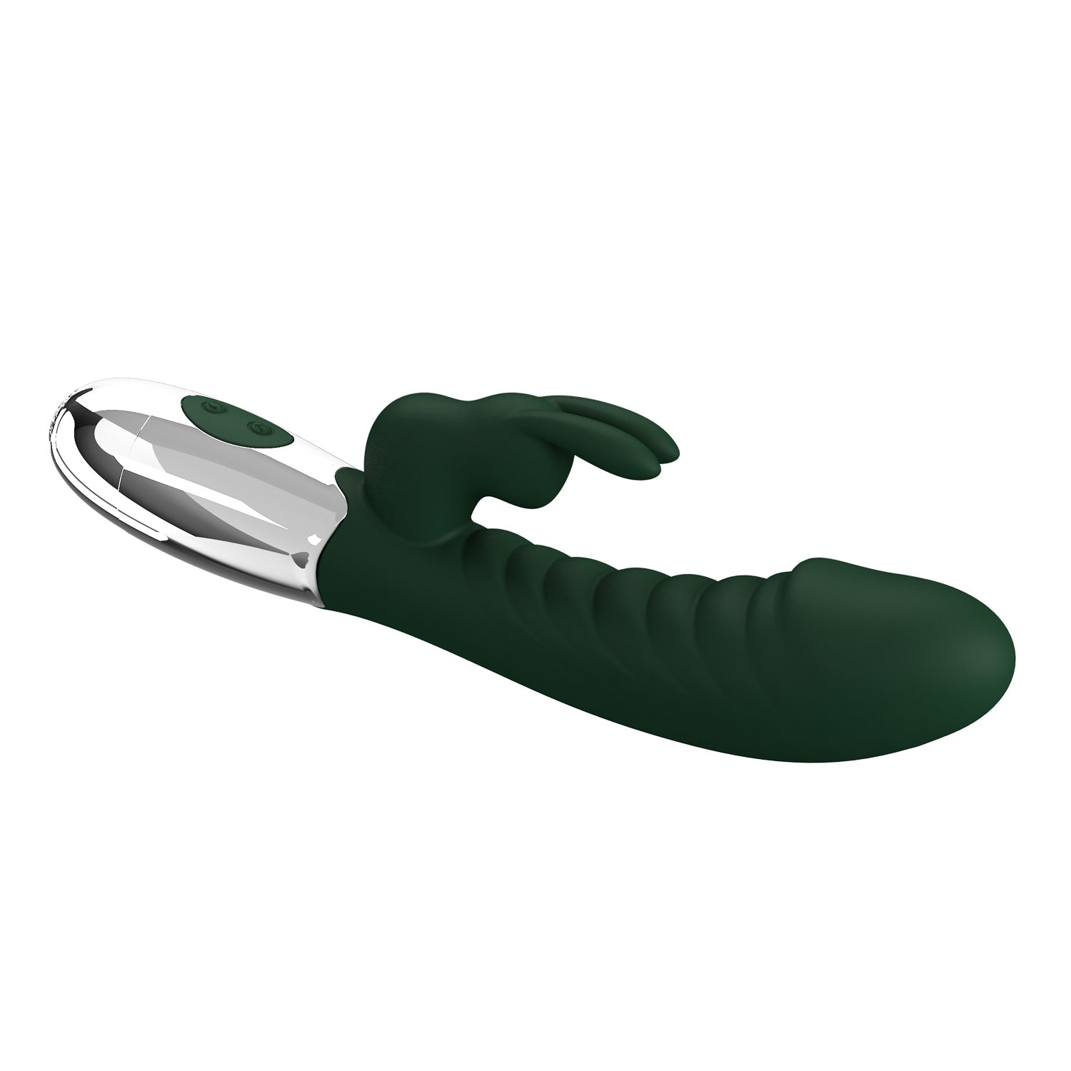 Baile Naughty Bunny Rechargeable Silicone Rabbit Vibrator - Rabbit Vibrators