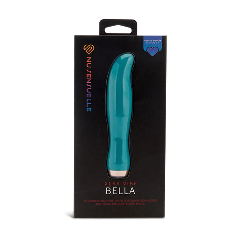 Bella Velvet Touch Vibe With Turbo Boost Emerald Vibrator - G-Spot Vibrators