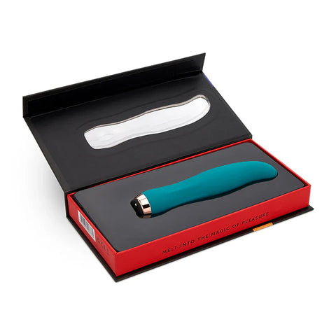 Bella Velvet Touch Vibe With Turbo Boost Emerald Vibrator - G-Spot Vibrators