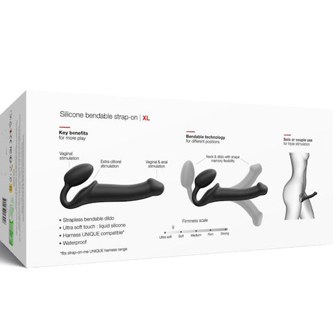 NEW Bendable Strap-On Silicone Dildo by Strap-on-me - Strap On Sextoys