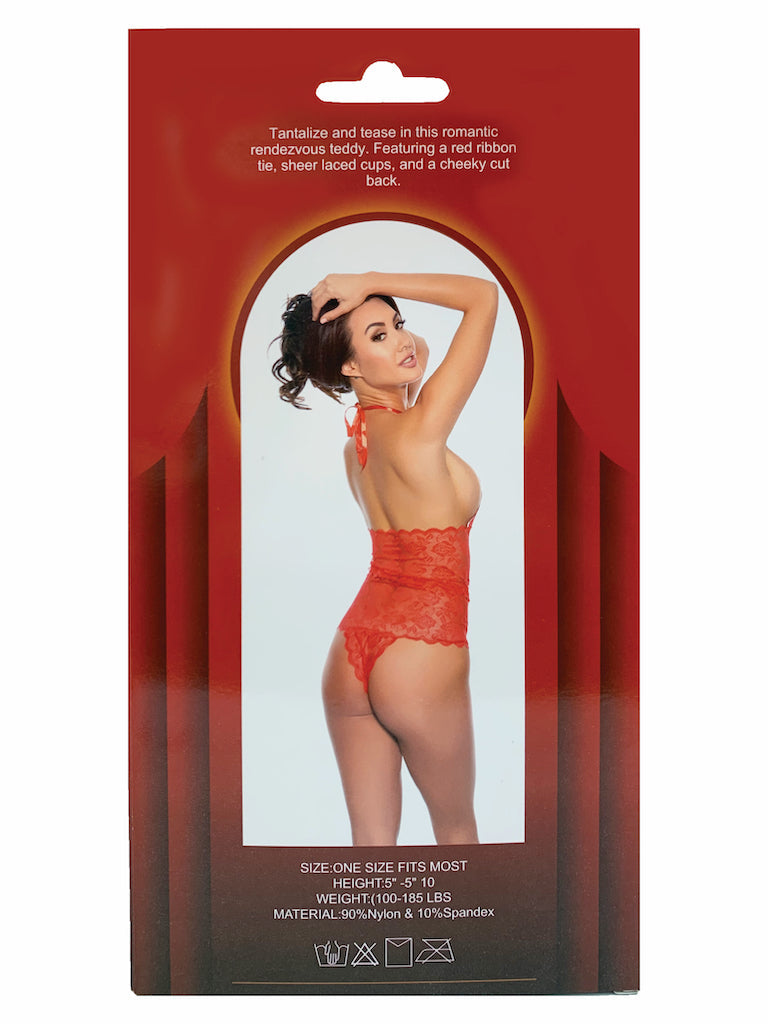 Popsi Lingerie Romantic Rendezvous Womens Lace Teddy OS - Teddies and Bodysuits