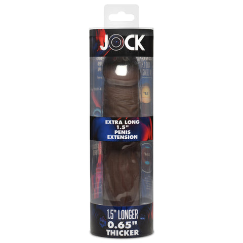 JOCK Extra Long 1.5 Inch Penis Extension Sleeve - Penis Sleeves and Extenders