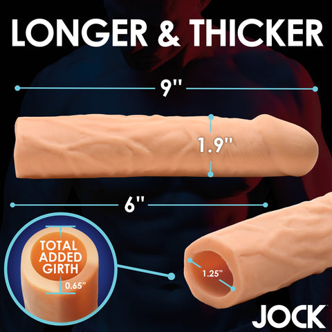 JOCK Extra Long 3 Inch Penis Extension Sleeve - Penis Sleeves and Extenders