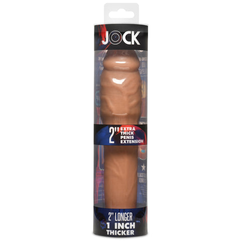 JOCK Extra Thick Penis Extension Sleeve by Curve Toys - Penis Sleeves and Extenders