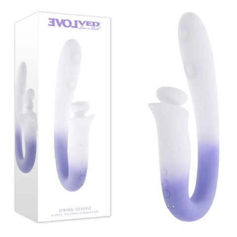 Evolved SPRING LOADED USB Rechargeable Tapping Vibrator - Clit Ticklers and Pulsators