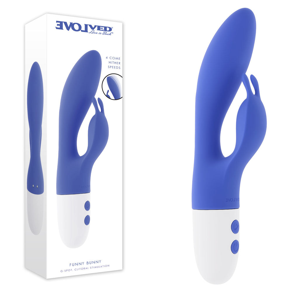 Evolved FUNNY BUNNY USB Rechargeable Rabbit Vibrator - Rabbit Vibrators