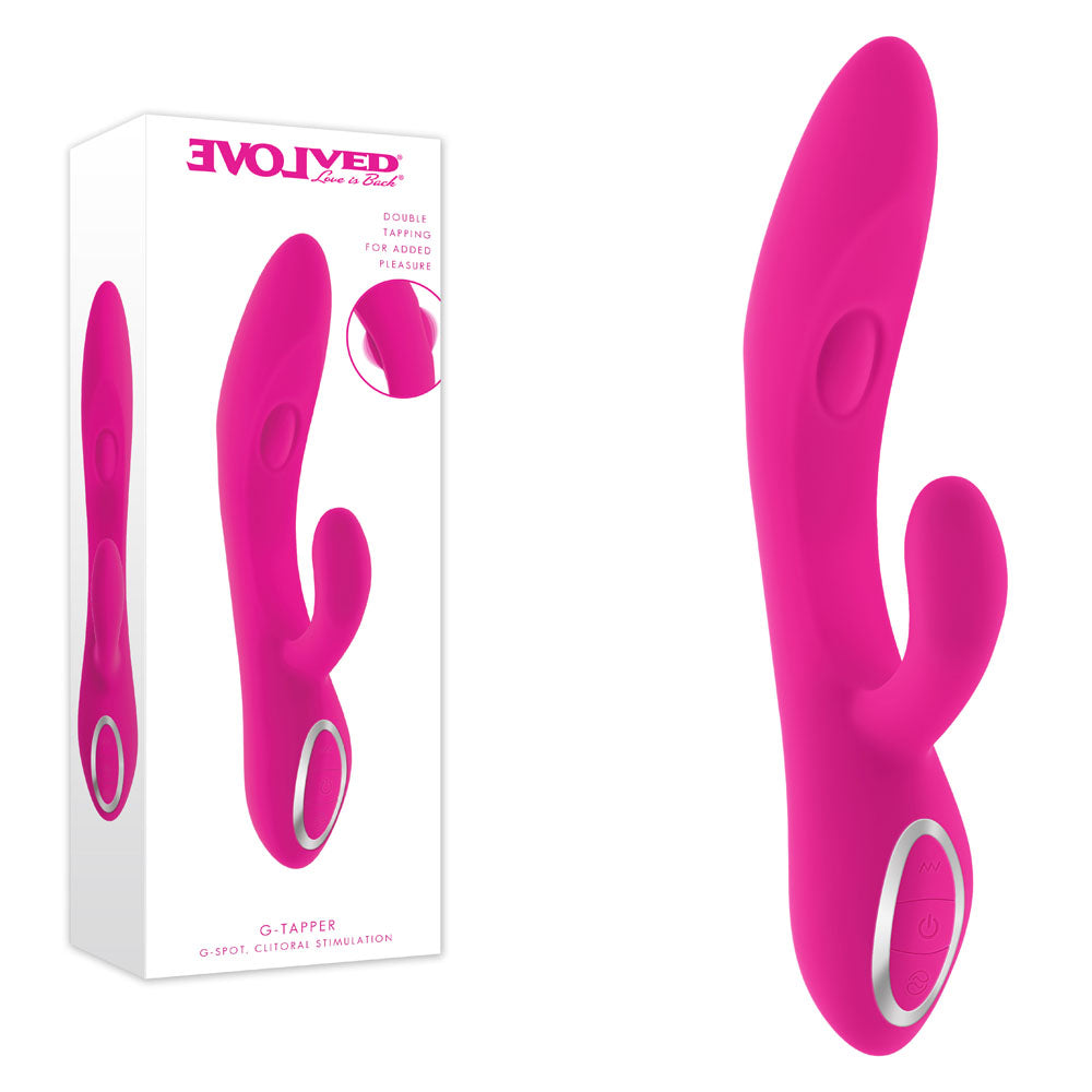 Evolved G-TAPPER USB Rechargeable Rabbit Vibrator - Rabbit Vibrators