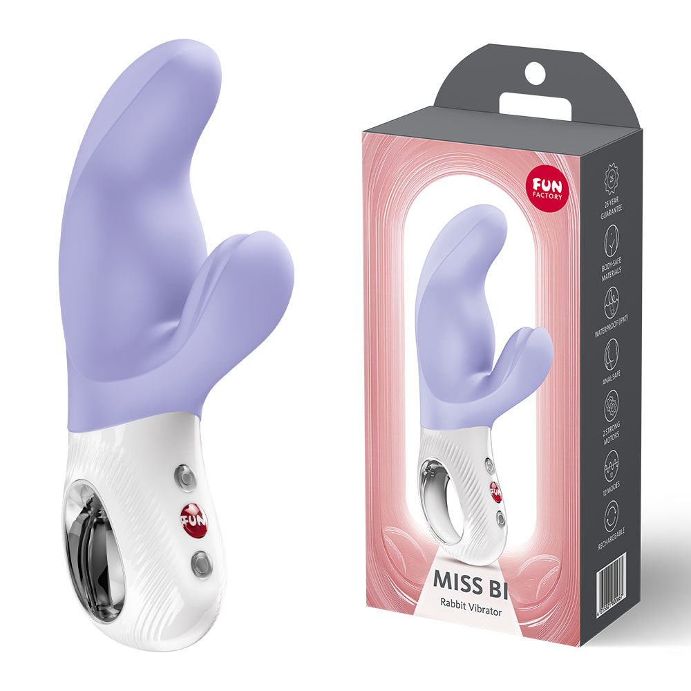 Fun Factory MISS BI Rechargeable Rabbit Massager - Rabbit Vibrators