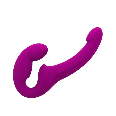 SHARE LITE Blackberry Strapless Strap-On by Fun Factory - Double Ender