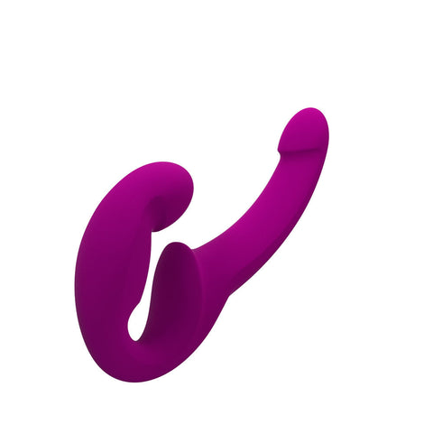 SHARE LITE Blackberry Strapless Strap-On by Fun Factory - Double Ender