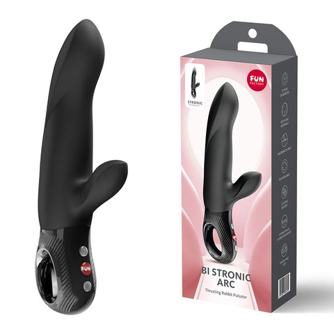 BI STRONIC ARC USB-C Rechargeable Thrusting Vibrator - Rabbit Vibrators