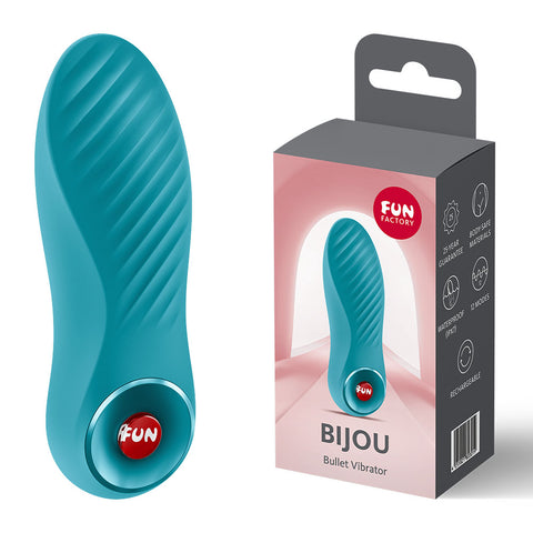BIJOU Aquamarine USB-C Stimulator Bullet Vibrator - Bullet Vibrators