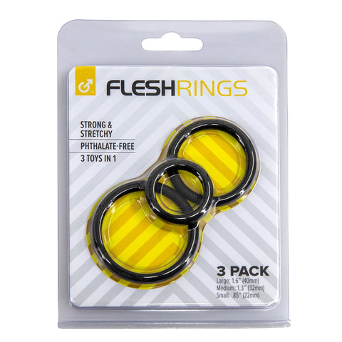 FleshRings Cock Ring Set by Fleshlight - Cock Ring Sets