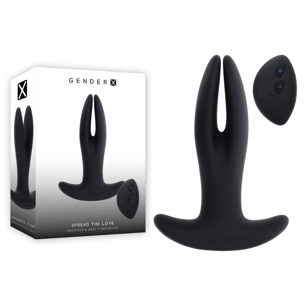 Gender X SPREAD THE LOVE Anal Plug with Wireless Remote - Butt Plugs