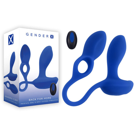 Gender X Back For More Multi Use Unisex Dual Stimulator - G-Spot Vibrators