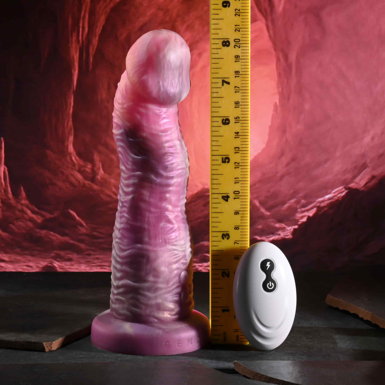 Gender X WHIMSICAL Vibrating Fantasy Dildo with Remote - Realistic Dildos