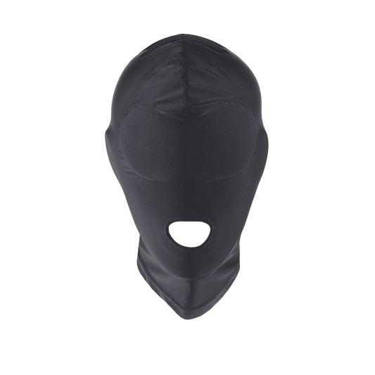 Transformative Intimacy - Love In Leather Lycra BDSM Hood with Mouth Opening