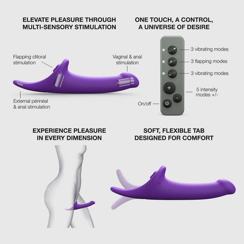 Orgasm Vibrating Strap On Dildo by Strap-on-me - Strap On Sextoys