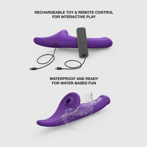 Orgasm Vibrating Strap On Dildo by Strap-on-me - Strap On Sextoys