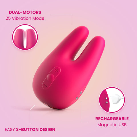 Jimmyjane Form 2 PRO Clitoral Vibrator by Pipedream - Clit Ticklers and Pulsators