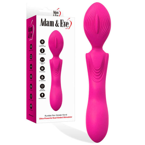 GRINDER USB Rechargeable Massage Wand by Adam & Eve - Body Wands