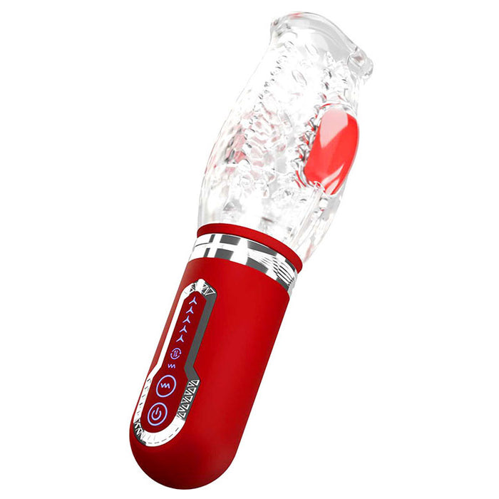 Adam & Eve PLEASURE PRO 3000 Thrusting & Rotating Stroker - Masturbators and Strokers