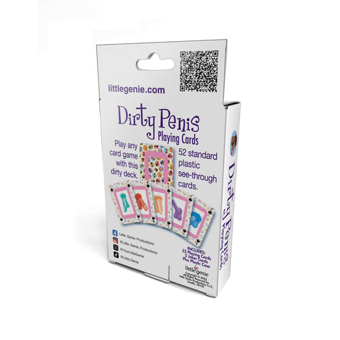 Dirty Penis Playing Cards Waterproof Novelty Playing Cards - Sex Games, Coupons and Tricks