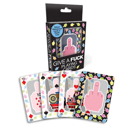 Give A Fuck Playing Cards Waterproof Novelty Playing Cards - Sex Games, Coupons and Tricks