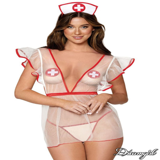Nurse Me Good Seductive Lingerie Set - Fancy Dress Ups