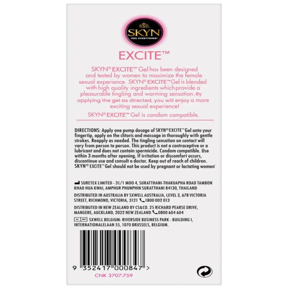 Skyn Excite Gel For Her - Water Based Lubes