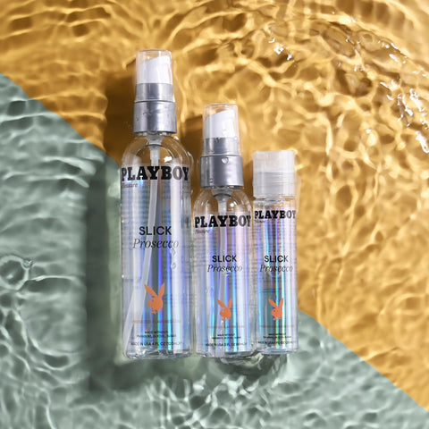 Playboy Pleasure SLICK PROSECCO Lubricant Bottle - Water Based Lubes
