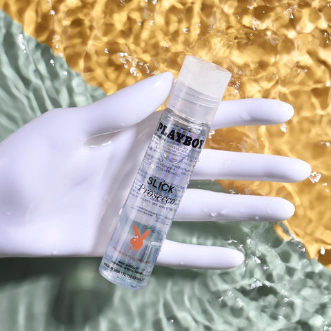 Playboy Pleasure SLICK PROSECCO Lubricant Bottle - Water Based Lubes