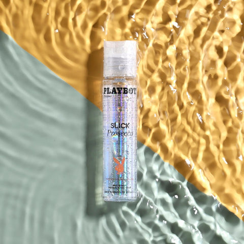 Playboy Pleasure SLICK PROSECCO Lubricant Bottle - Water Based Lubes