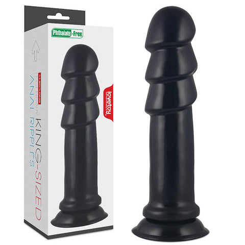 King Sized Anal Ripples 11.5'' Mega Anal Plug by Lovetoy - Butt Plugs