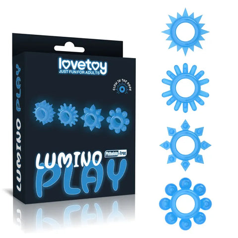 Lumino Play Penis Rings by Lovetoy - Cock Ring Sets