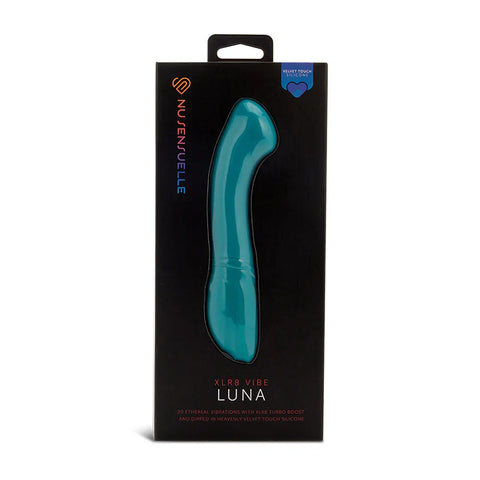 Luna Velvet Touch Vibe With Turbo Boost Emerald Vibrator - G-Spot Vibrators