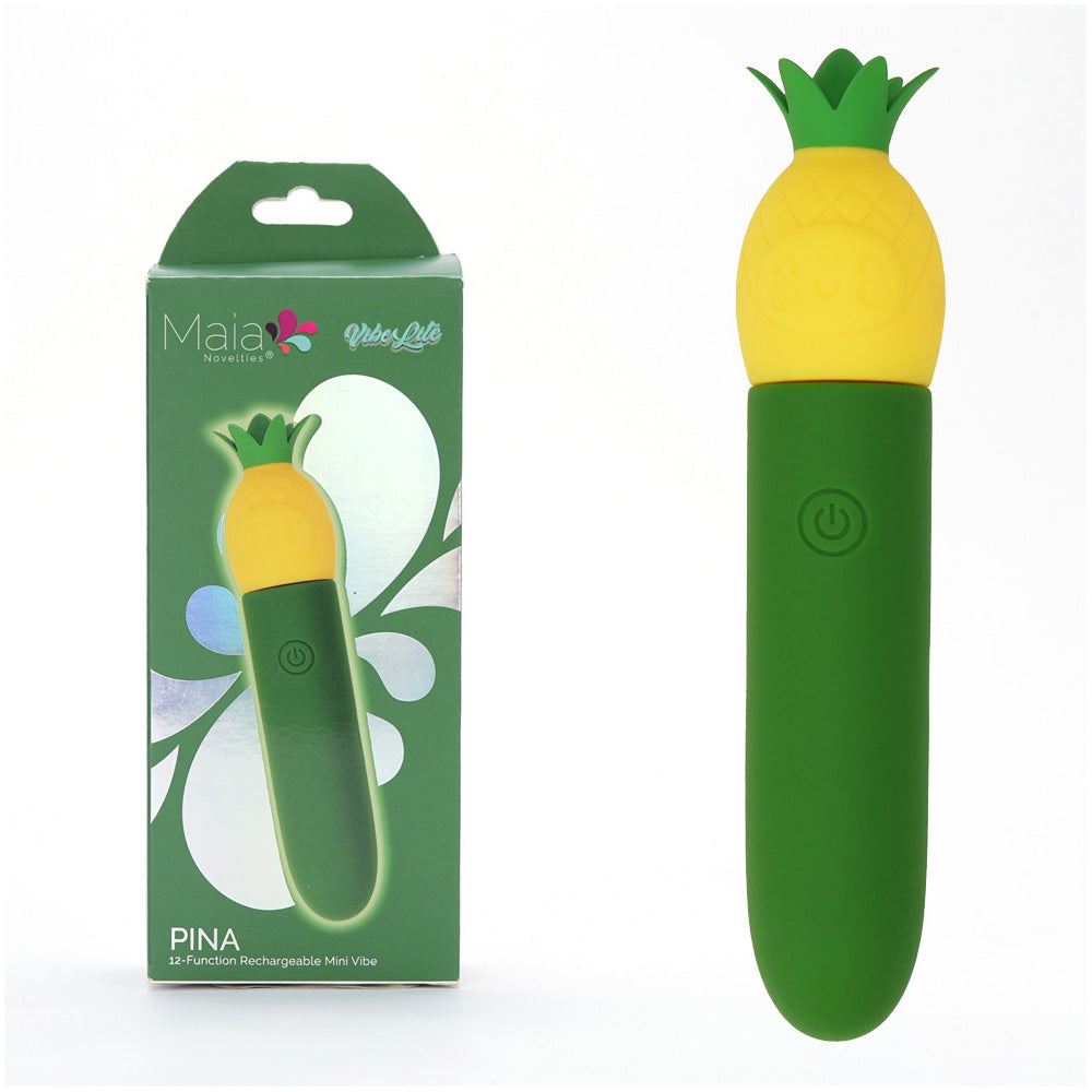 Maia PINA 10 Functions USB Rechargeable Bullet Vibrator - Bullet Vibrators