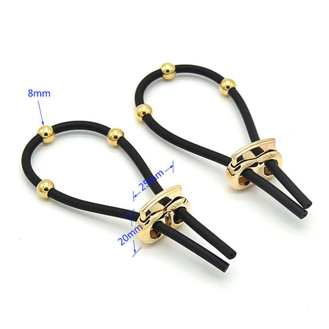 Cock Ball and Frenulum Electrostimulator Ties by BDStyle - Electro Sex