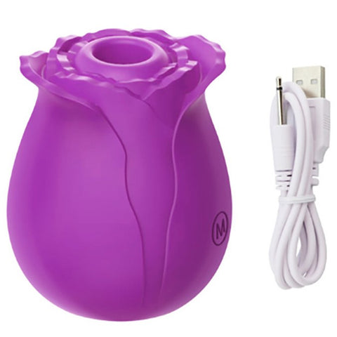 Rose Suction Clitoral Vibrator by BDStyle - Clit Ticklers and Pulsators