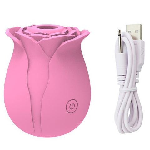 Rose Suction Clitoral Vibrator by BDStyle - Clit Ticklers and Pulsators