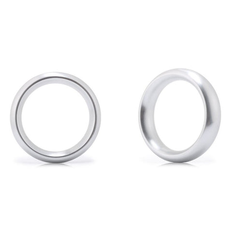 Aluminum Round Sex Delay Cock Ring by BDStyle - Steel Cock Rings