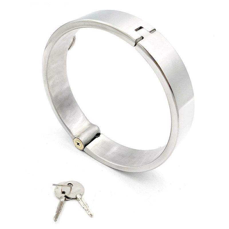 Hells Couture Round Bar Collar - Exquisite BDSM Jewelry - Steel Sex Toys