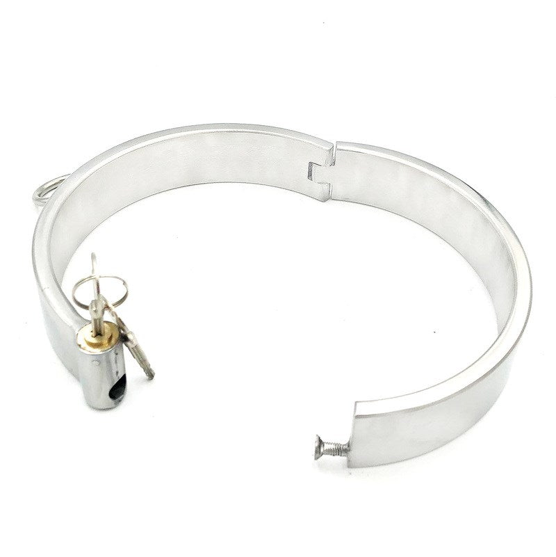 Hells Couture Round Bar Collar - Exquisite BDSM Jewelry - Steel Sex Toys